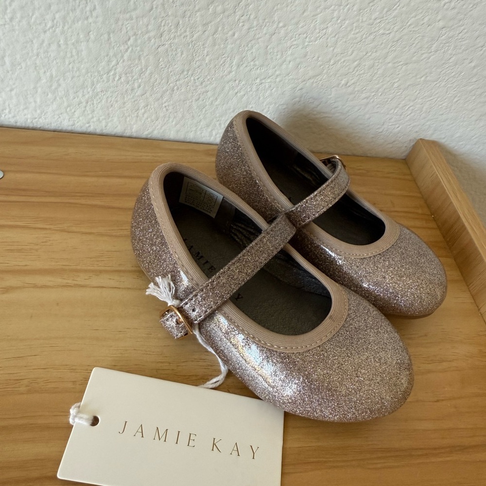 Jamie Kay Sparkly Dress Shoes - Gold